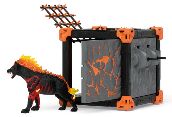 Schleich Eldrador Creatures 42674 : BattleCave Hyène de Lave