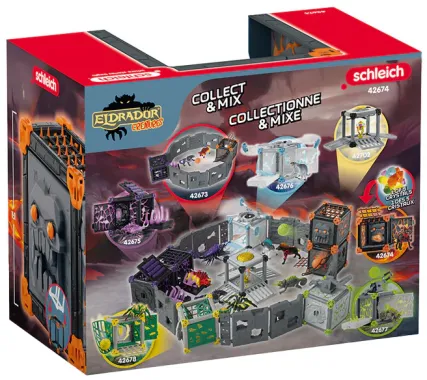 Schleich Eldrador Creatures 42674 : BattleCave Hyène de Lave