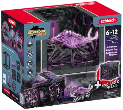 Schleich Eldrador Creatures 42675 : BattleCave Isopode des Ténèbres