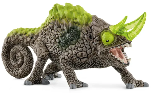 Schleich Eldrador Creatures 42677 : BattleCave Caméléon de Pierre