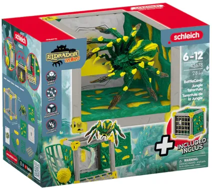 Schleich Eldrador Creatures 42678 : BattleCave Tarentule de la Jungle
