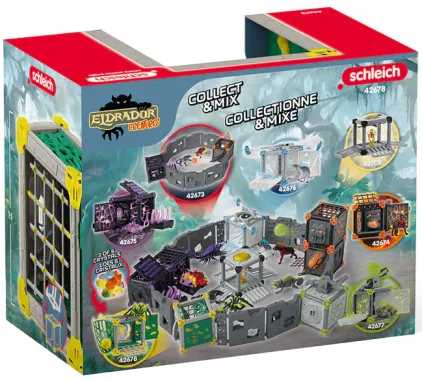 Schleich Eldrador Creatures 42678 : BattleCave Tarentule de la Jungle