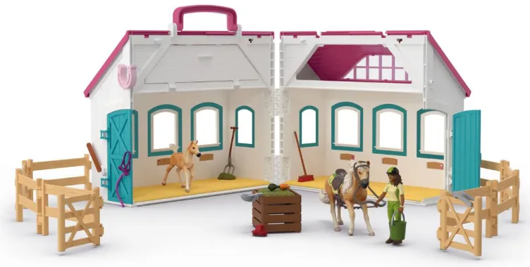 Schleich Horse Club 42703 : Écurie Transportable