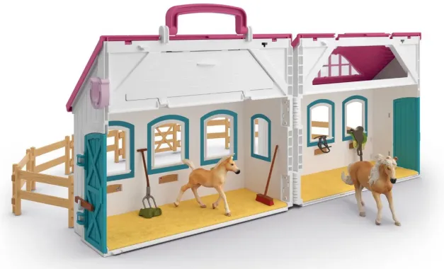 Schleich Horse Club 42703 : Écurie Transportable