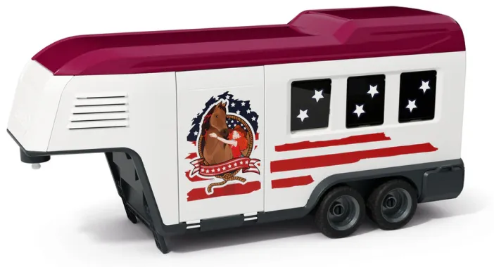 Schleich Horse Club 42705 : Pick-up et sa grande remorque équestre