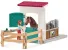 Schleich Horse Club 42710 : Horse Club Box pour chevaux avec Hannah &amp; Cayenne