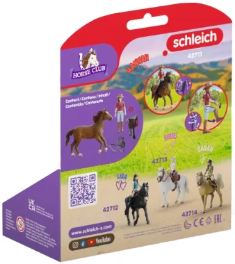 Schleich Horse Club 42711 : Hannah &amp; Cayenne