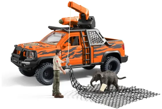 Schleich Wild Life 42720 : Aventures en 4X4 dans la jungle