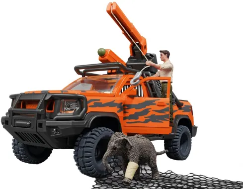 Schleich Wild Life 42720 : Aventures en 4X4 dans la jungle