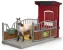 Schleich Farm World 42724 : Box avec Jument Mustang