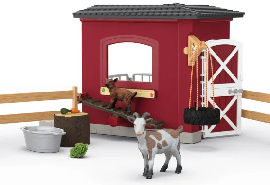 Schleich Farm World 42726 : Étable pour chèvres