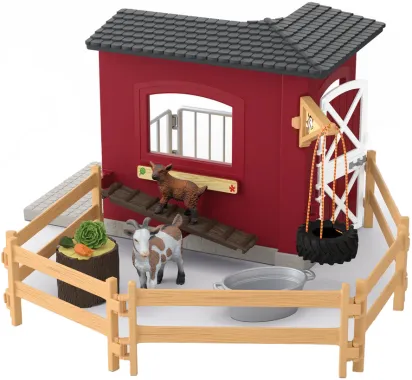 Schleich Farm World 42726 : Étable pour chèvres