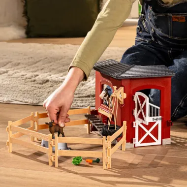Schleich Farm World 42726 : Étable pour chèvres