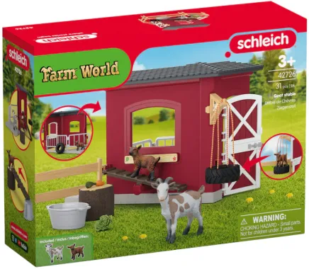 Schleich Farm World 42726 : Étable pour chèvres