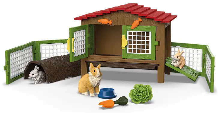 Schleich Farm World 42728 : Clapier à Lapins