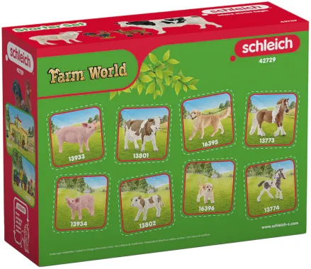 Schleich Farm World 42729 : Mes Premiers Animaux de la Ferme