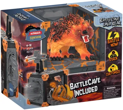 Schleich Eldrador Creatures 42732 : BattleCave Ours de lave