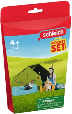 Schleich Horse Club 42745 : Mini Monde – Kim part en camping