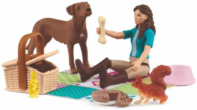 Schleich Horse Club 42746 : Mini Monde – Lisa prépare son pique-nique