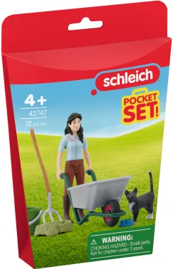 Schleich Horse Club 42747 : Mini Monde – Emily prend soin des animaux