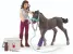 Schleich Horse Club 42752 : Mini Monde – Mme Kramer et son poulain