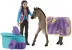 Schleich Horse Club 42753 : Mini Monde – Séance de soins avec Kim