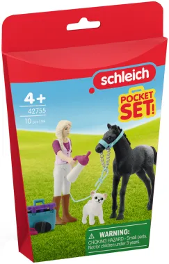Schleich Horse Club 42755 : Mini Monde – Sofia soigne son poulain