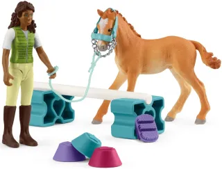 Mini Monde – Sarah entraîne son poulain