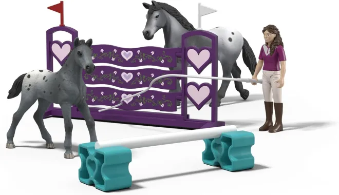 Schleich Horse Club 42776 : L&#039;entrainement au concours de Lisa