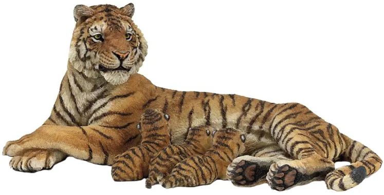Papo La vie sauvage 50156 : Tigresse couchée allaitant
