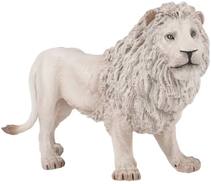 Papo La vie sauvage 50185 : Grand lion blanc