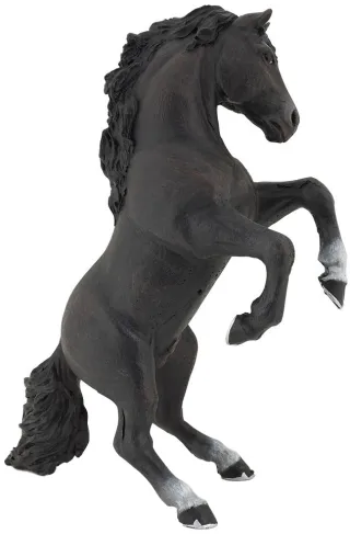 Cheval cabré noir