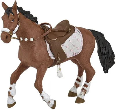 Papo Chevaux, poulains et poneys 51553 : Cheval de la cavalière fashion hiver