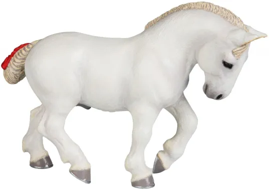 Papo Chevaux, poulains et poneys 51567 : Percheron blanc