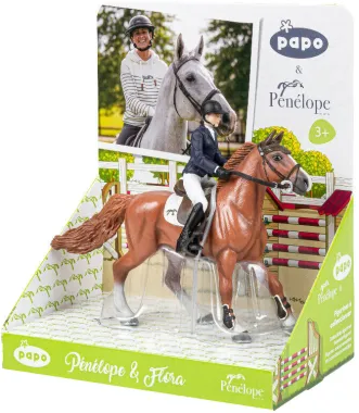 Papo Chevaux, poulains et poneys 51575 : Pénélope et Flora (Pénélope Leprévost)