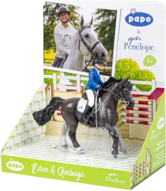 Papo Chevaux, poulains et poneys 51577 : Eden et Qimbaya (Pénélope Leprévost)