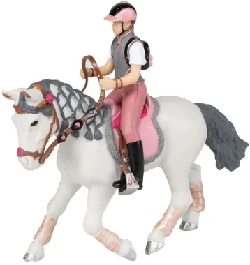 Papo Chevaux, poulains et poneys 52007 : Jeune cavalière fashion