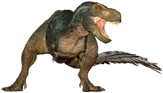 T-rex à plume
