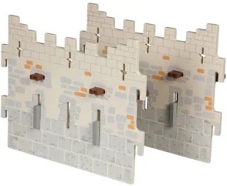 Set 4 château du Maître des armes (2 grands murs)