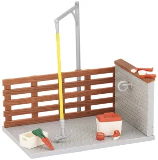 Aire de douche et ses accessoires