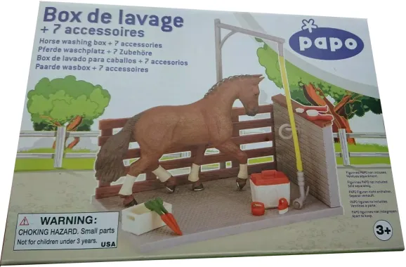 Papo Chevaux, poulains et poneys 60116 : Aire de douche et ses accessoires