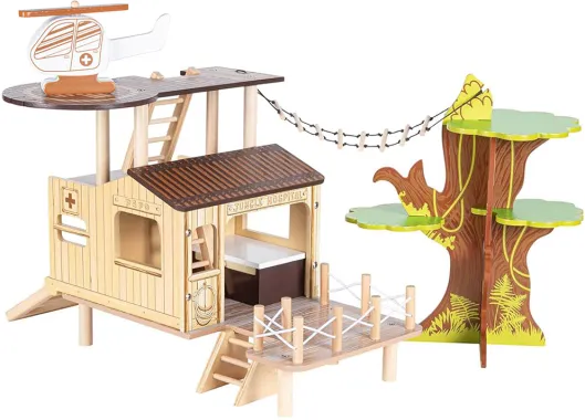 Papo La vie sauvage 60121 : L&#039;hôpital de la brousse