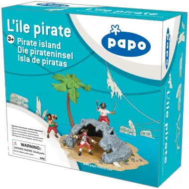 Papo Les pirates et corsaires 60252 : L&#039;île pirate