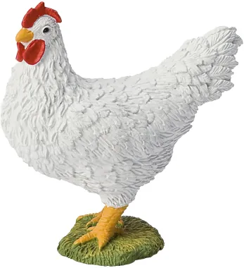 Bullyland Ferme 62314 : Poulet blanc