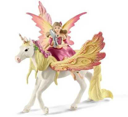 Schleich Bayala 70568 : Fée Feya et une licorne ailée
