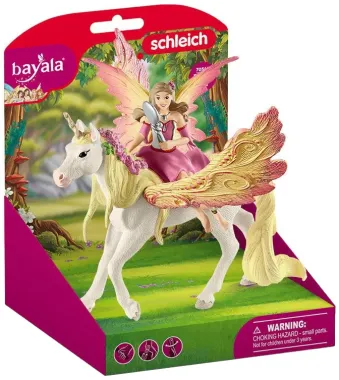 Schleich Bayala 70568 : Fée Feya et une licorne ailée