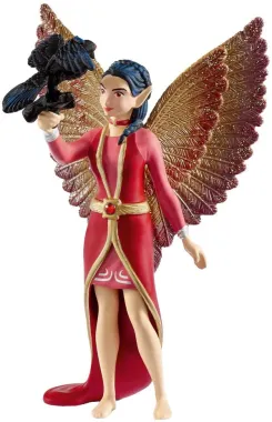Schleich Bayala 70586 : Nuray avec le corbeau Munyn