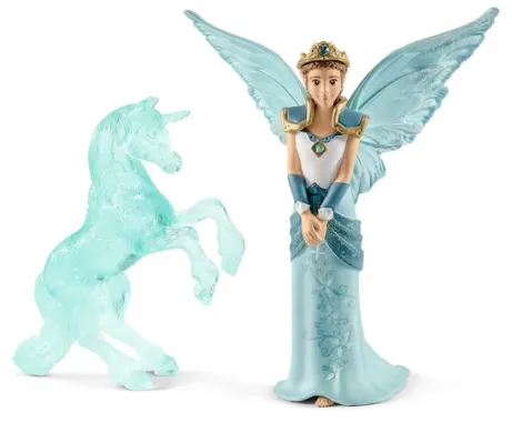 Schleich Bayala 70587 : Eyela avec sculpture licorne de glace
