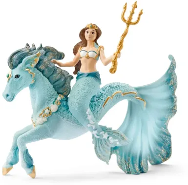 Schleich Bayala 70594 : Sirène Eyela sur cheval de mer