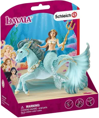 Schleich Bayala 70594 : Sirène Eyela sur cheval de mer